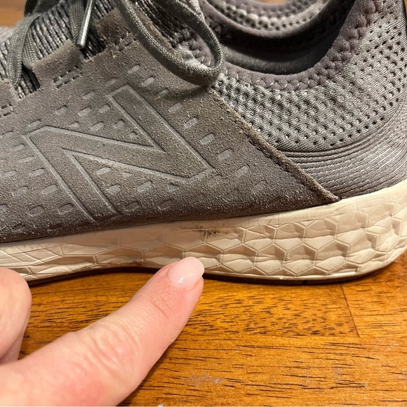New Balance Gray Athletic Sneakers knit size men’s 8.5 Cruz castlerock - Picture 7 of 10